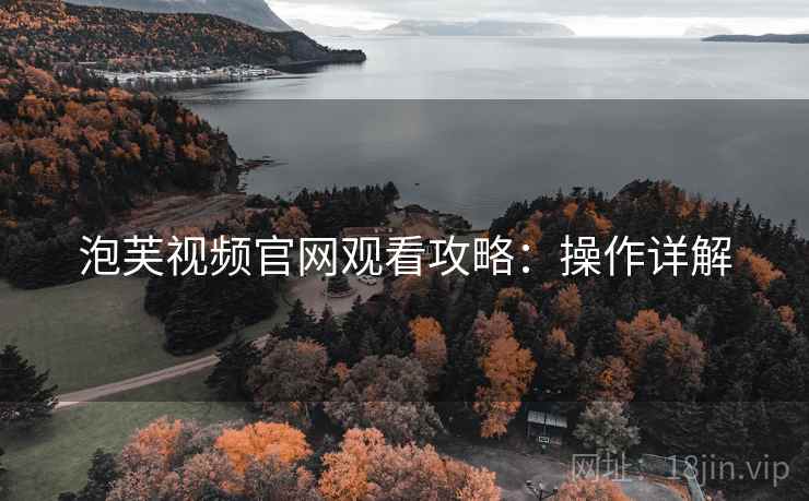 泡芙视频官网观看攻略：操作详解