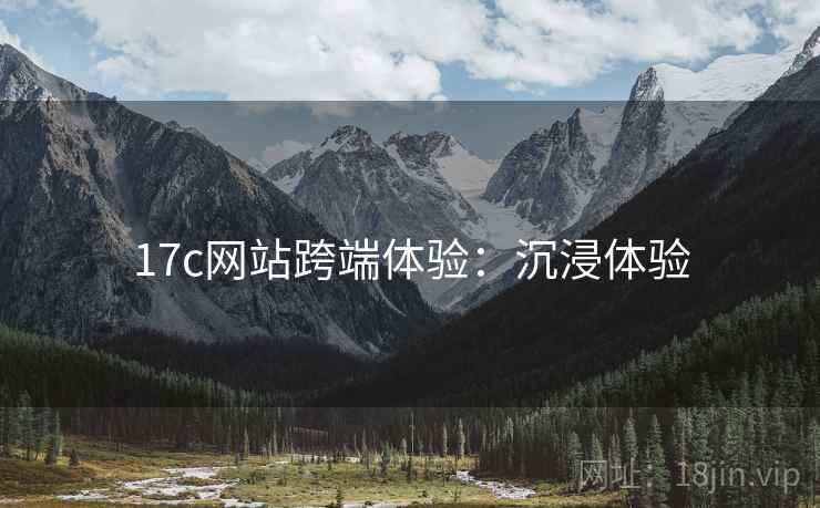 17c网站跨端体验：沉浸体验